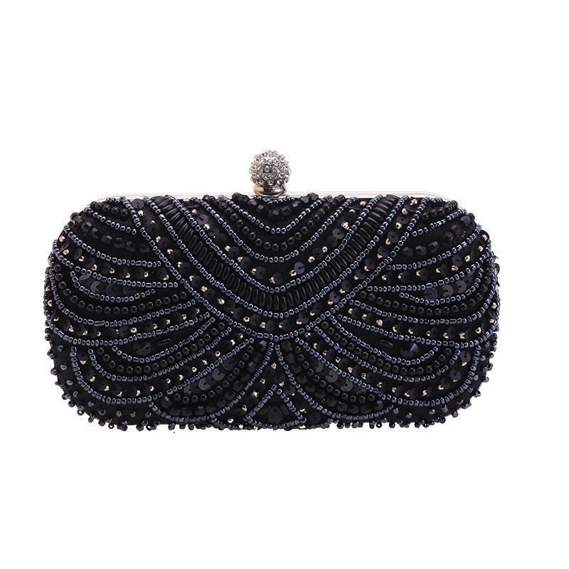 Elegant Pearl Embellished Clutch