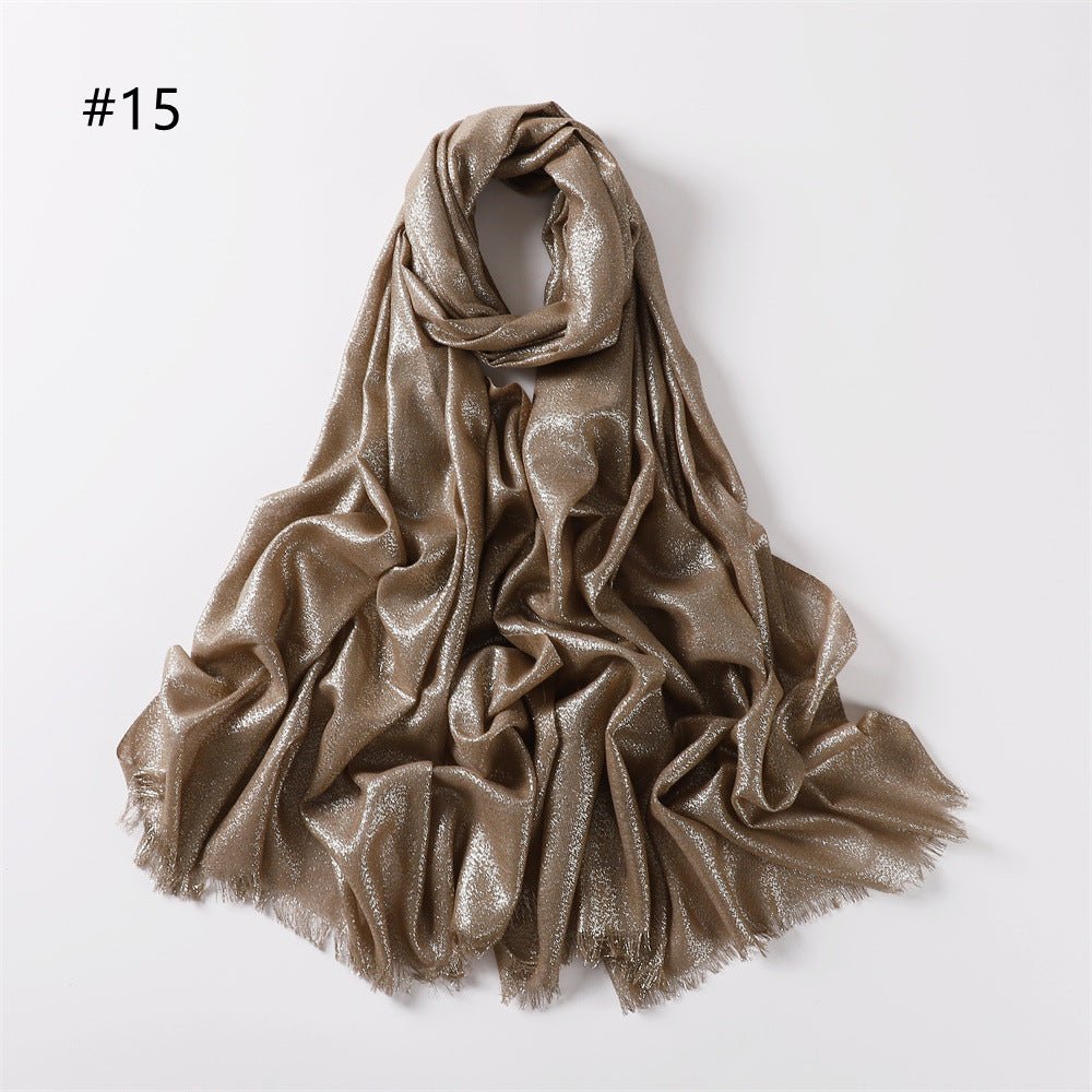 Luminous Silk Hijab — 200cm × 80cm
