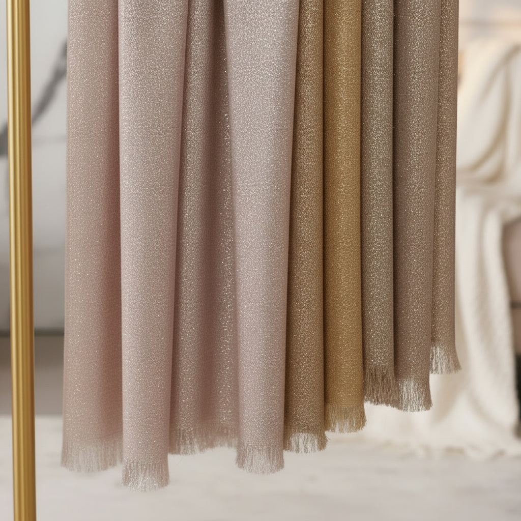 Luminous Silk Hijab — 200cm × 80cm