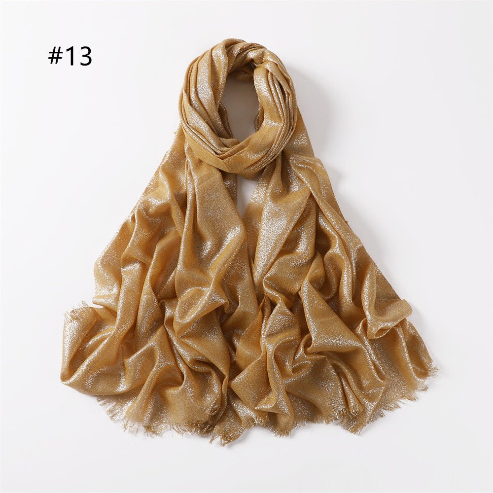 Luminous Silk Hijab — 200cm × 80cm