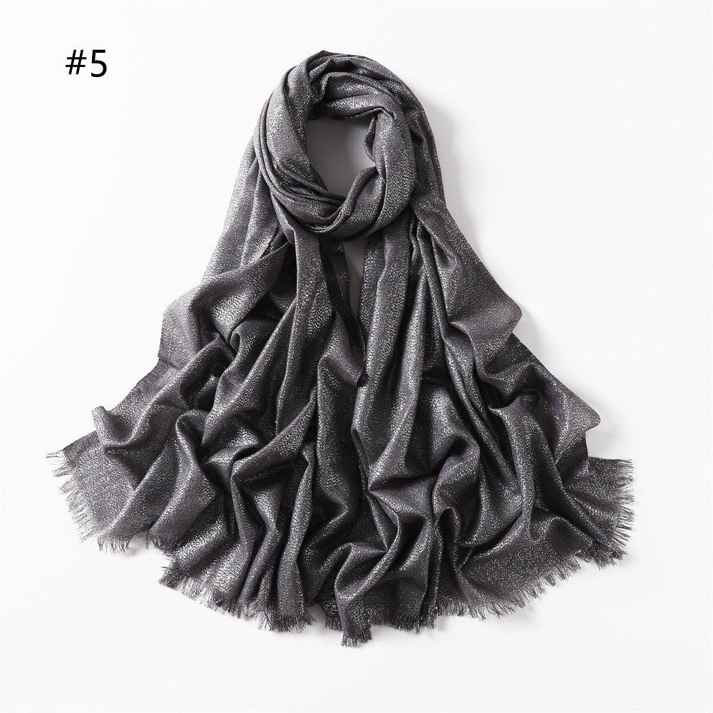 Luminous Silk Hijab — 200cm × 80cm