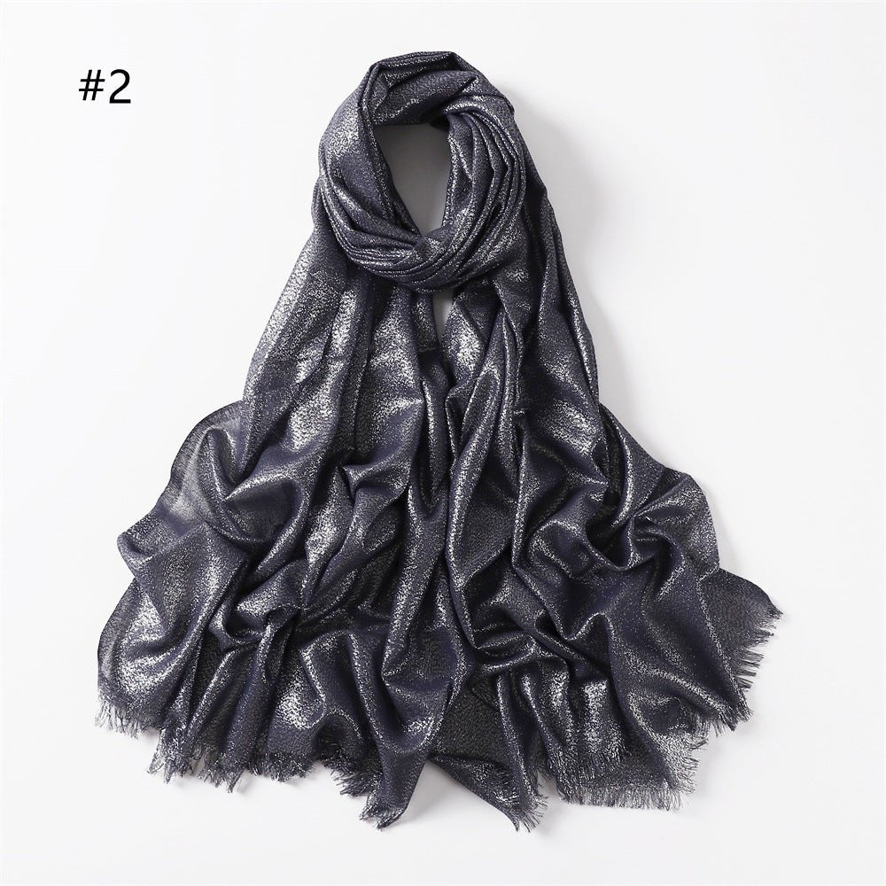 Luminous Silk Hijab — 200cm × 80cm