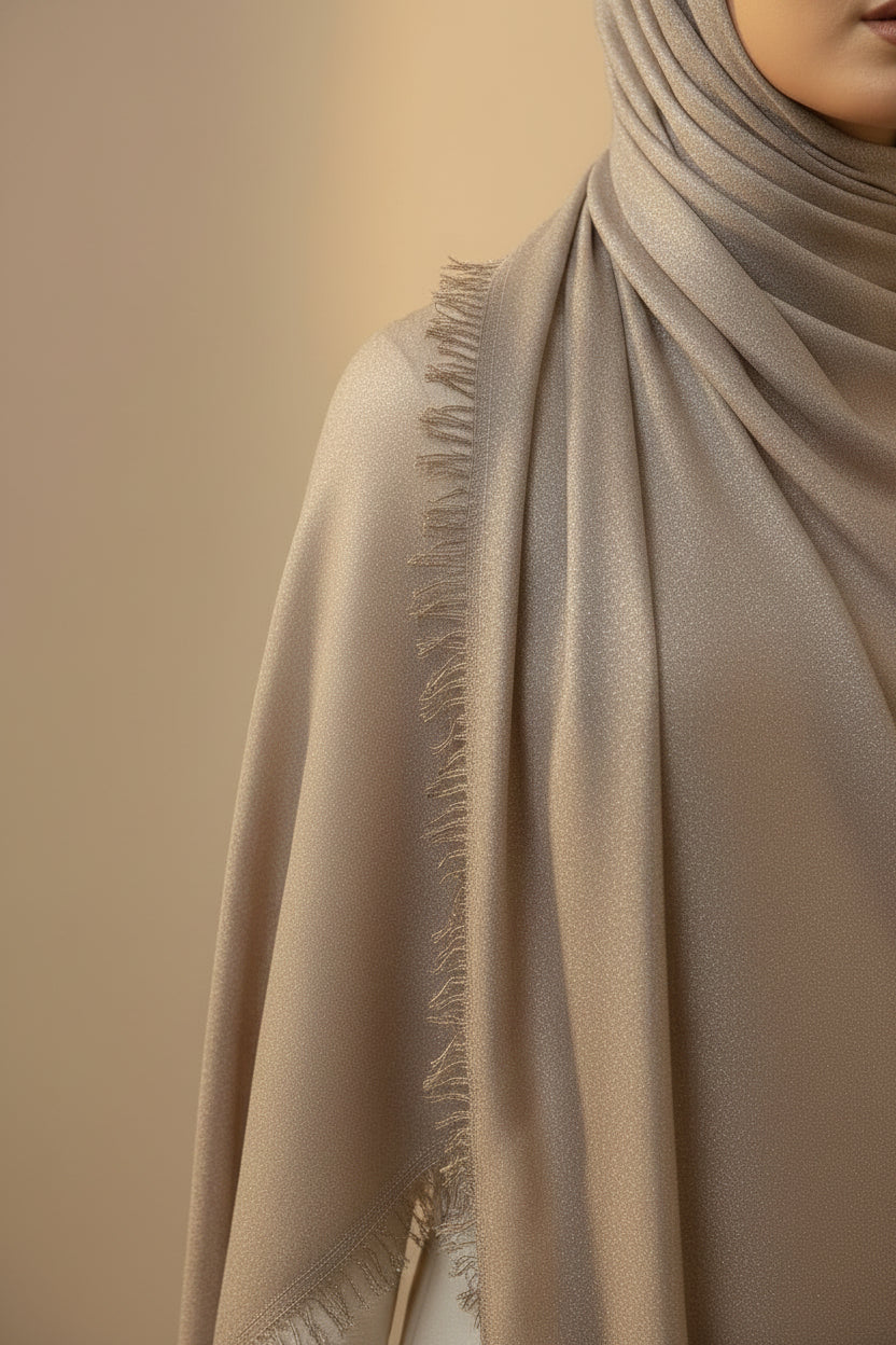 Stack of glittery fabric  white background make it look like its taken by a 