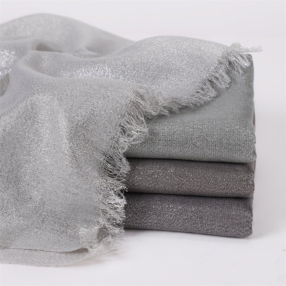Luminous Silk Hijab — 200cm × 80cm