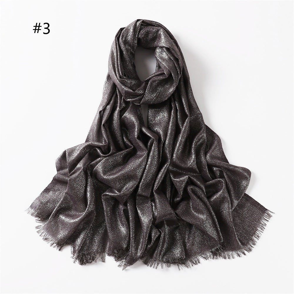 Luminous Silk Hijab — 200cm × 80cm