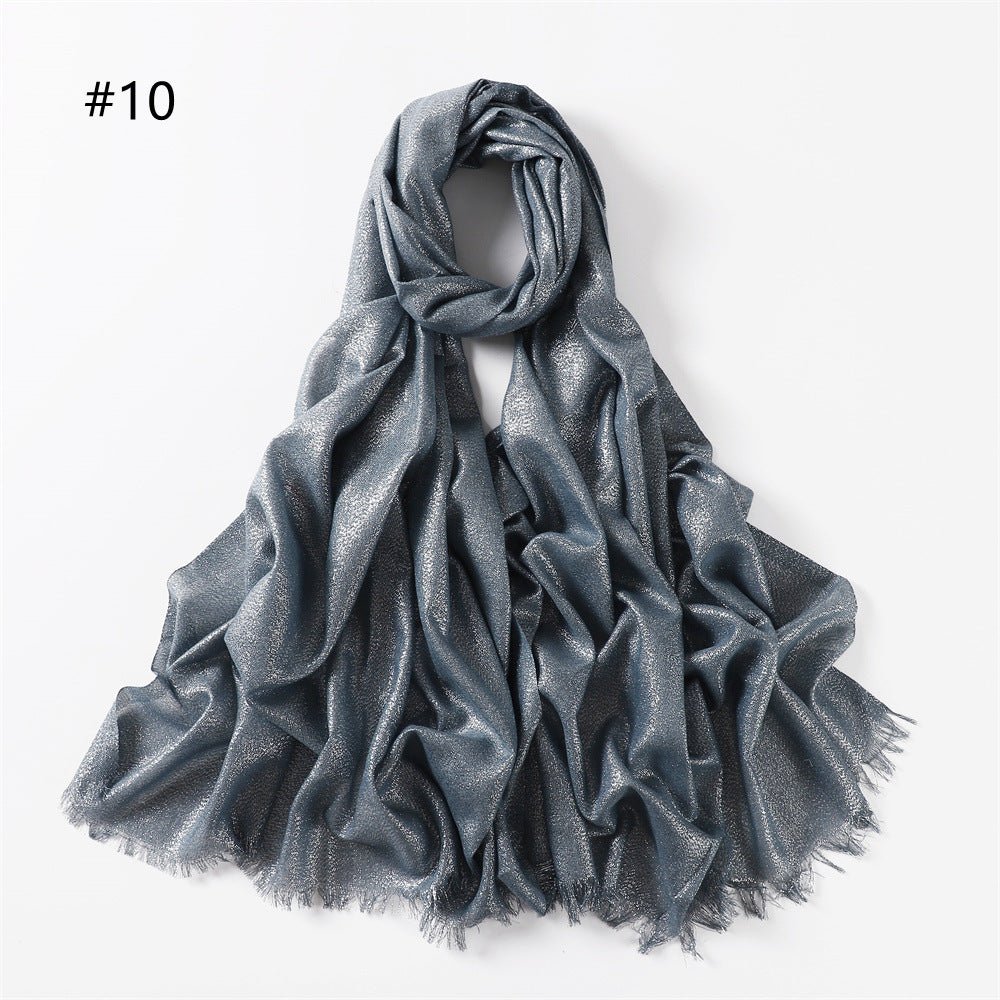 Luminous Silk Hijab — 200cm × 80cm