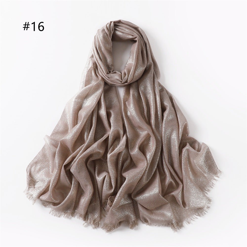 Luminous Silk Hijab — 200cm × 80cm