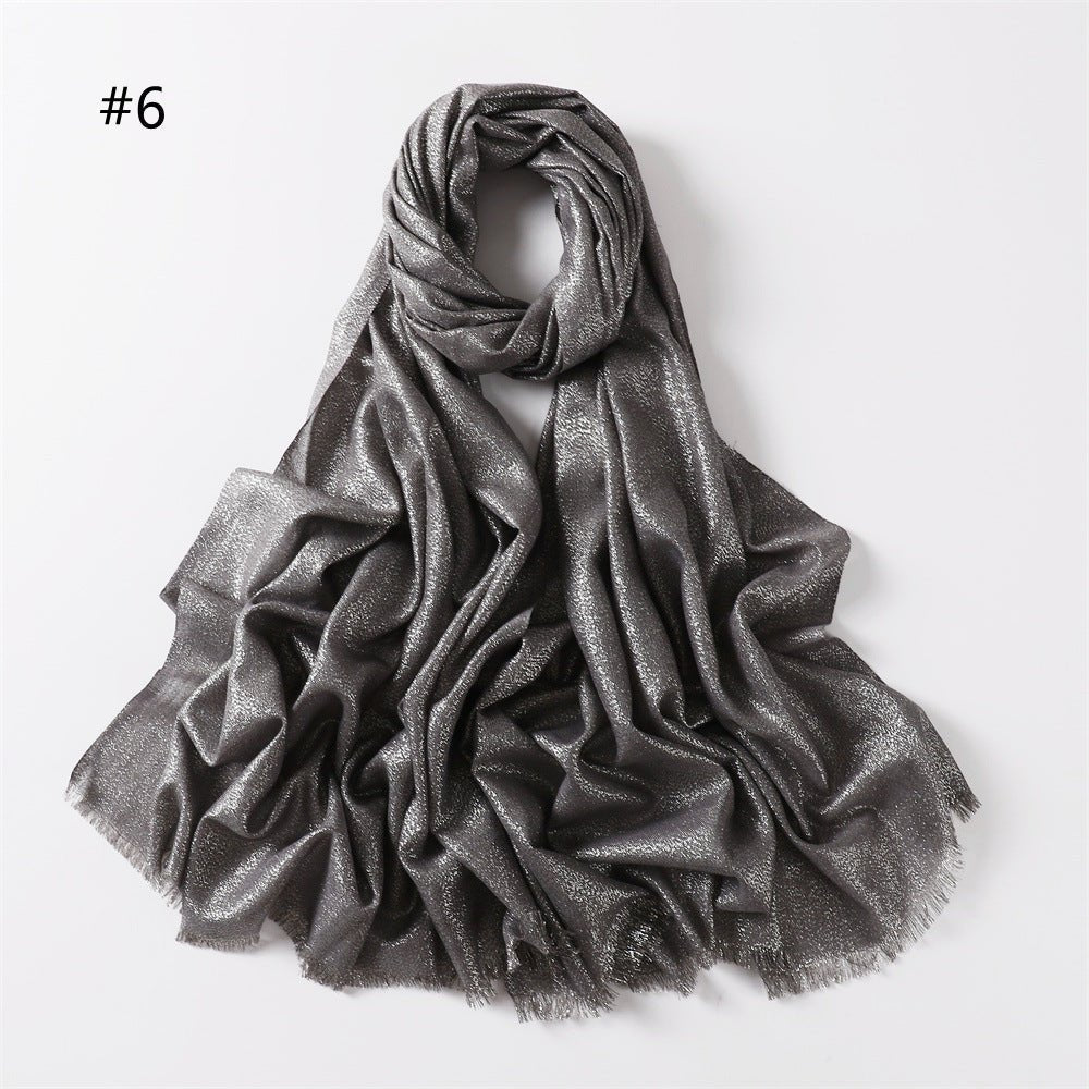 Luminous Silk Hijab — 200cm × 80cm