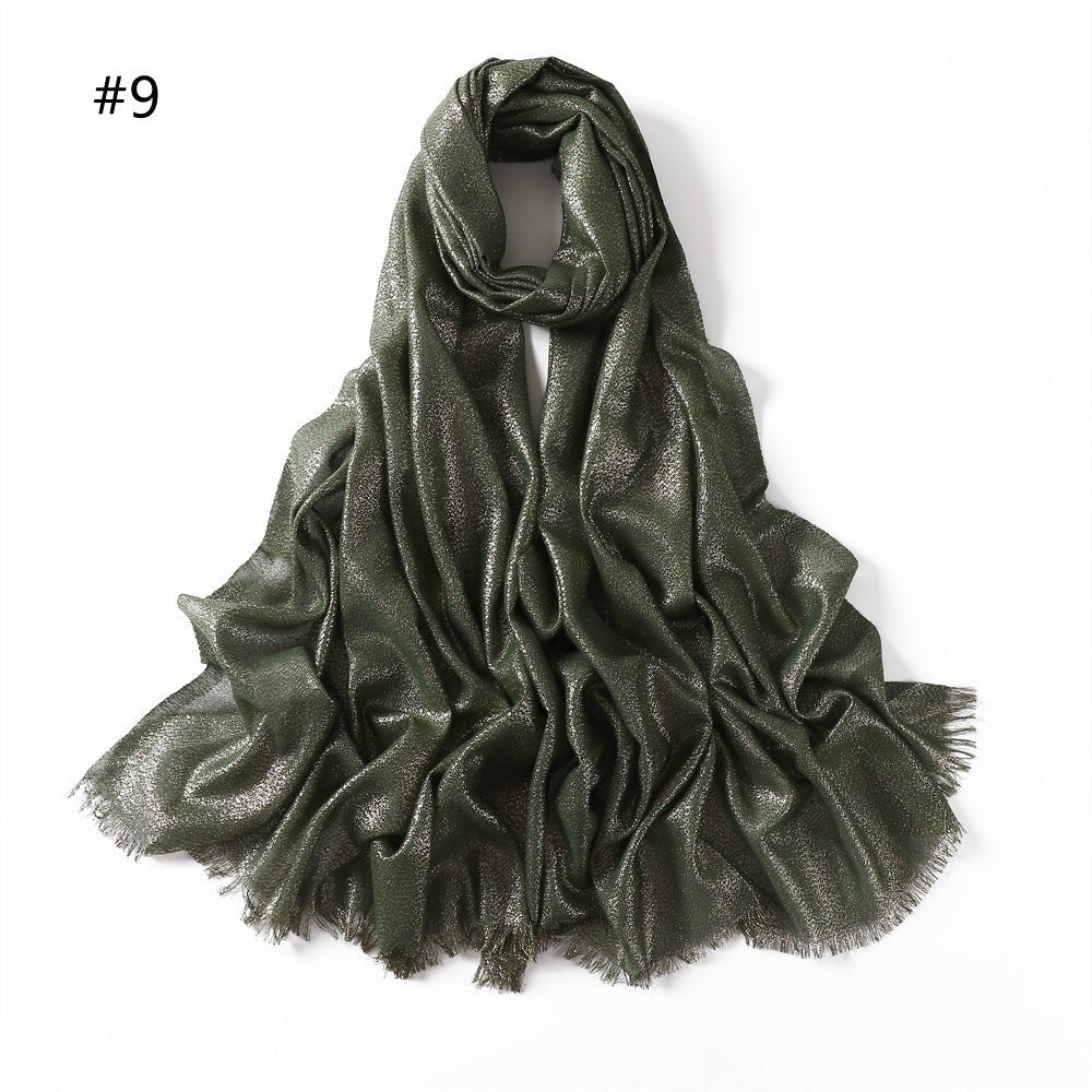 Luminous Silk Hijab — 200cm × 80cm